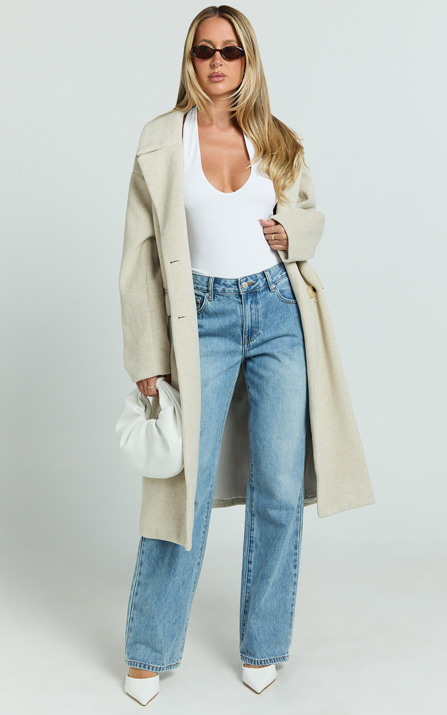 Libee Coat - Double Breasted Longline Coat